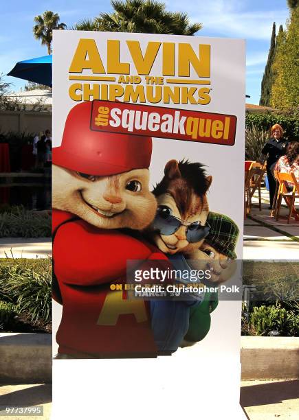 General view at the "Alvin and the Chipmunks: The Squeakquel" Media/Family Day in honor of the March 30th Blu-ray Disc and DVD release at the Fox Lot...