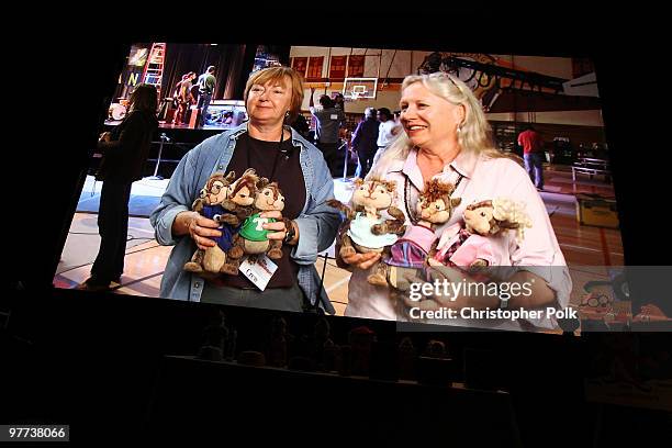 General view at the "Alvin and the Chipmunks: The Squeakquel" Media/Family Day in honor of the March 30th Blu-ray Disc and DVD release at the Fox Lot...