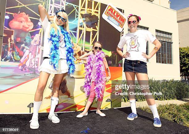 General view at the "Alvin and the Chipmunks: The Squeakquel" Media/Family Day in honor of the March 30th Blu-ray Disc and DVD release at the Fox Lot...