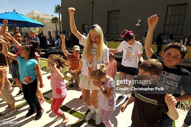 General view at the "Alvin and the Chipmunks: The Squeakquel" Media/Family Day in honor of the March 30th Blu-ray Disc and DVD release at the Fox Lot...