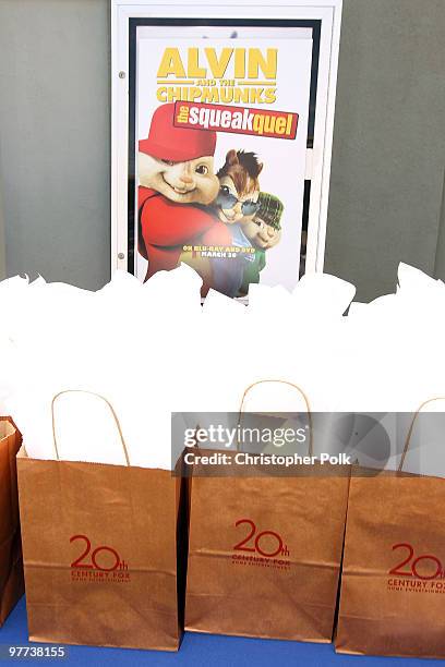 General view at the "Alvin and the Chipmunks: The Squeakquel" Media/Family Day in honor of the March 30th Blu-ray Disc and DVD release at the Fox Lot...