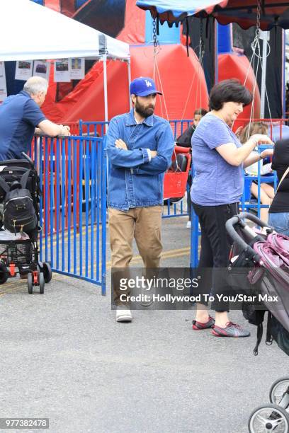 Jason Schwartzman is seen on June 17, 2018 in Los Angeles, California.