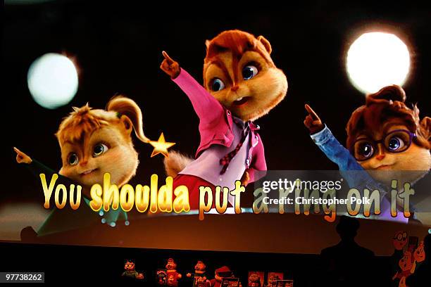 General view at the "Alvin and the Chipmunks: The Squeakquel" Media/Family Day in honor of the March 30th Blu-ray Disc and DVD release at the Fox Lot...