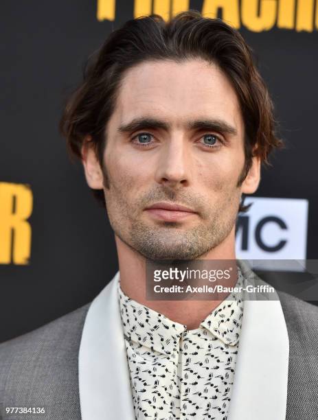 Singer Tyson Ritter arrives at AMC's 'Preacher' Season 3 Premiere Party at The Hearth and Hound on June 14, 2018 in Los Angeles, California.