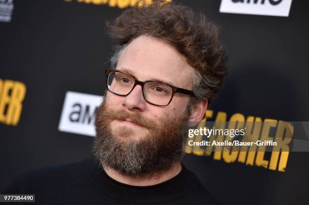 Director Seth Rogen arrives at AMC's 'Preacher' Season 3 Premiere Party at The Hearth and Hound on June 14, 2018 in Los Angeles, California.