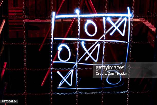 tic tac toe - tic stockfoto's en -beelden