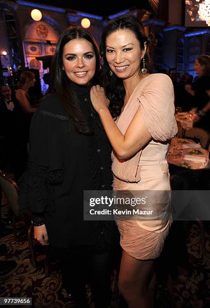 Exclusive* Katie Lee attends the 25th Annual Rock and Roll Hall of Fame Induction Ceremony at The Waldorf=Astoria on March 15, 2010 in New York, New...