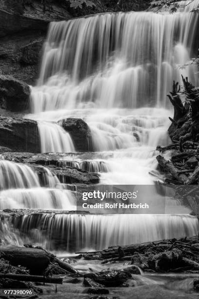 hoeschbach wasserfall - wasserfall stock pictures, royalty-free photos & images
