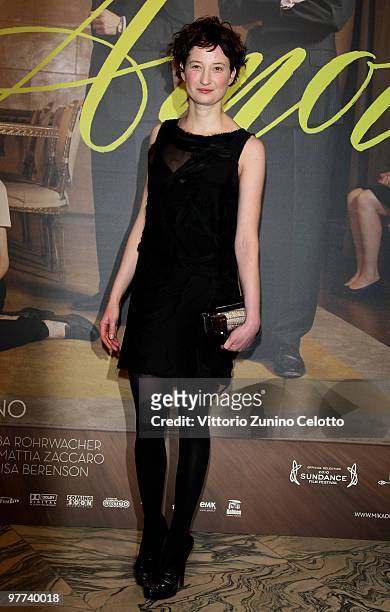 Actress Alba Rohrwacher attends "Io Sono L'Amore": Milan Screening held at Cinema Colosseo on March 15, 2010 in Milan, Italy.