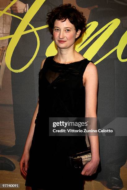 Actress Alba Rohrwacher attends "Io Sono L'Amore": Milan Screening held at Cinema Colosseo on March 15, 2010 in Milan, Italy.