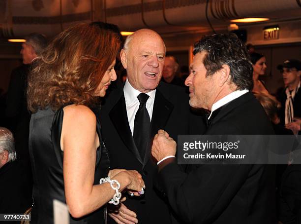 Exclusive* Diane Von Furstenberg, Barry Diller and Jann Wenner attends the 25th Annual Rock and Roll Hall of Fame Induction Ceremony at The...
