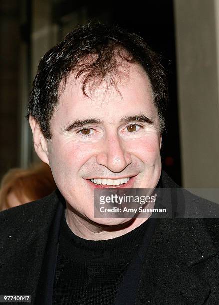 Comedian Richard Kind attends the New York Philharmonic 2010 Spring Gala "Sondheim: The Birthday Concert" at Avery Fisher Hall at Lincoln Center for...