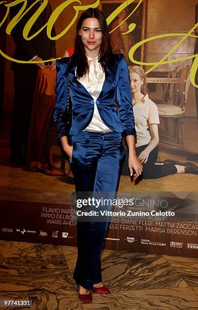 Lydie Pages attends "Io Sono L'Amore": Milan Screening held at Cinema Colosseo on March 15, 2010 in Milan, Italy.