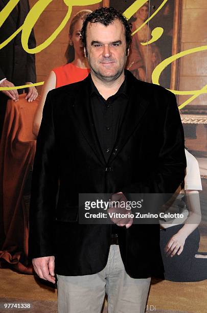 Actor Pippo Delbono attends "Io Sono L'Amore": Milan Screening held at Cinema Colosseo on March 15, 2010 in Milan, Italy.