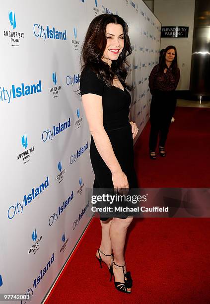 Actress Julianna Margulies arrives at the Los Angeles premiere of "City Island" held at Westside Pavillion Cinemas on March 15, 2010 in Los Angeles,...