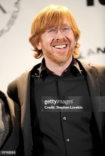 Musician Trey Anastasio of Phish attends the 25th Annual Rock And Roll Hall of Fame Induction Ceremony at the Waldorf=Astoria on March 15, 2010 in...