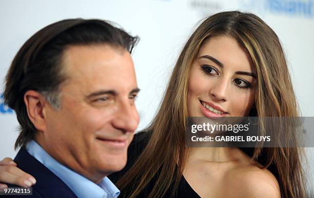 Actor Andy Garcia arrives with his daughter, actress Alessandra Garcia-Lorido at the premiere of �City Island� in Los Angeles, California on March...