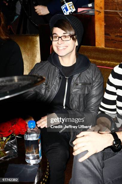 Christian Siriano attends Rufus Wainwright performs live at the Rose Bar Sessions at the Gramercy Park Hotel on March 15, 2010 in New York City.