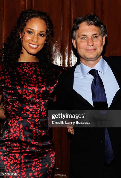 Musician Alicia Keys and CEO and founder of Niche Media Jason Binn attend Gotham Magazine's Annual Gala hosted by Alicia Keys and presented by Bing...