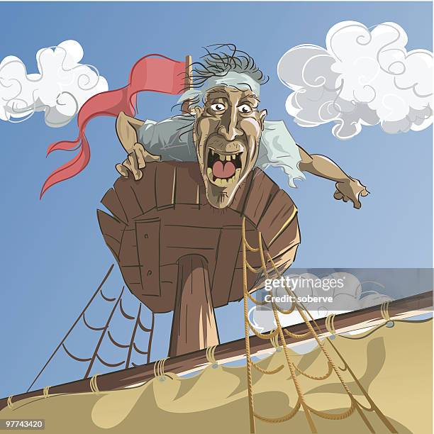 earth!! - low angle view man stock illustrations