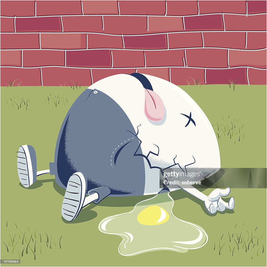 Humpty Dumpty cracked
