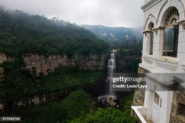 hotel del saltos - tequendama falls, colombia - saldos stock pictures, royalty-free photos & images