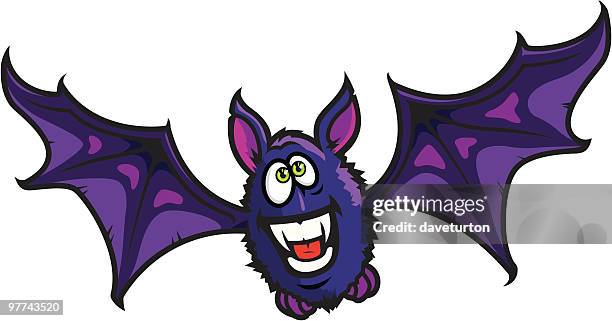 halloween series - bat animal stock illustrations