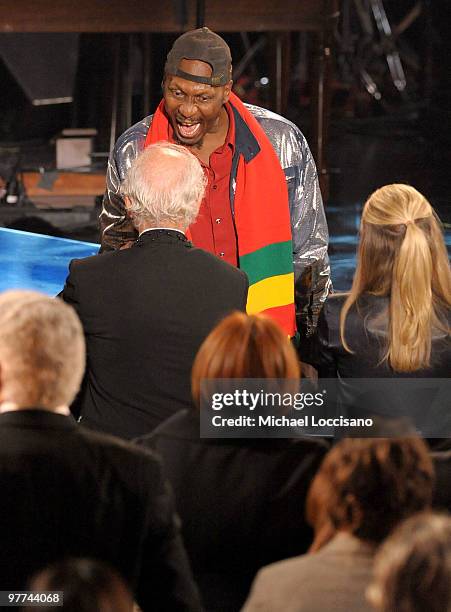 Inductee Jimmy Cliff walks onstage at the 25th Annual Rock And Roll Hall of Fame Induction Ceremony at the Waldorf=Astoria on March 15, 2010 in New...