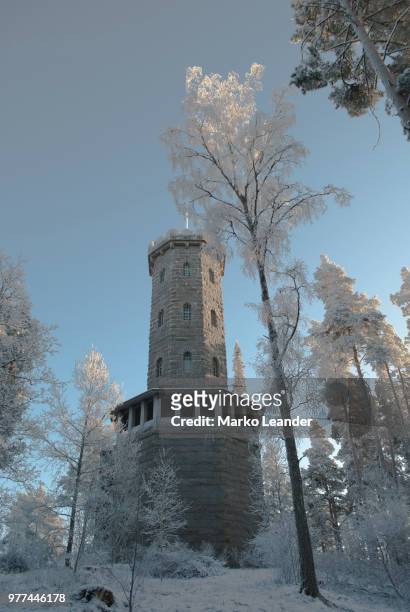 tower of aulanko - leander licht stock-fotos und bilder