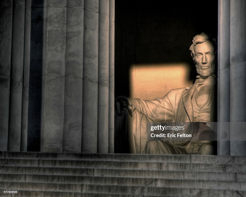 Lincoln Memorial at sunrise