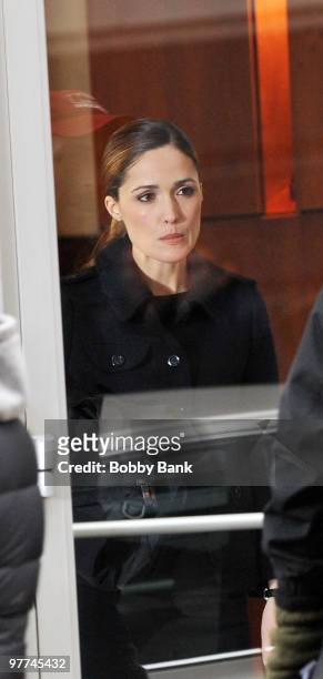 Rose Byrne on location for "Damages" on the streets of Manhattan on March 15, 2010 in New York City.