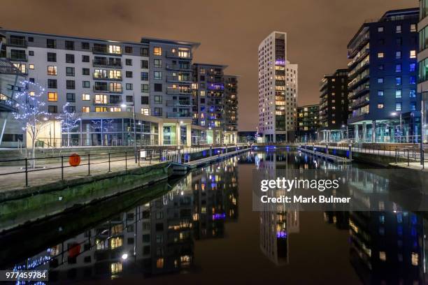 clarence dock leeds - leeds dock stock pictures, royalty-free photos & images