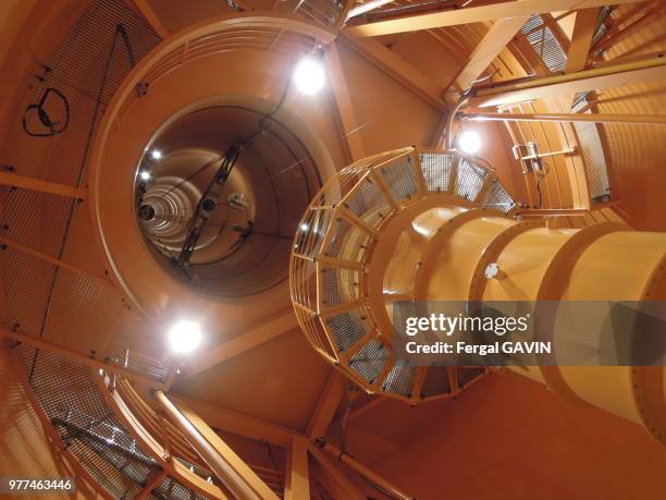 fall turm bremen-- inside view - turm stock pictures, royalty-free photos & images