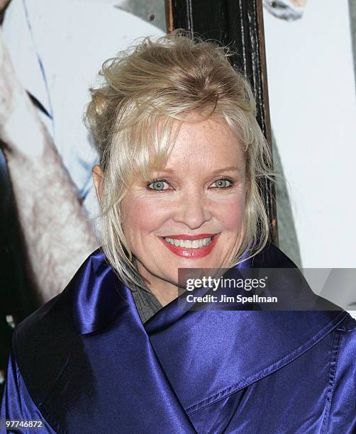 Actress Christine Ebersole attends the opening night of "Next Fall" on Broadway at the Helen Hayes Theatre on March 11, 2010 in New York City.