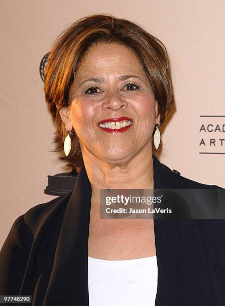 Actress Anna Deavere Smith attends an evening with "Nurse Jackie" at Leonard H. Goldenson Theatre on March 15, 2010 in North Hollywood, California.