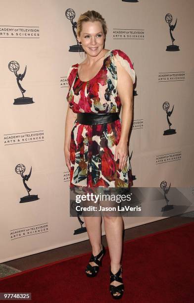 Actress Jennie Garth attends an evening with "Nurse Jackie" at Leonard H. Goldenson Theatre on March 15, 2010 in North Hollywood, California.