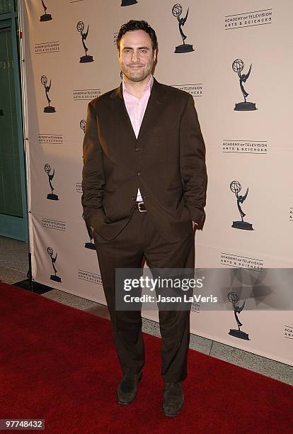 Actor Dominic Fumusa attends an evening with "Nurse Jackie" at Leonard H. Goldenson Theatre on March 15, 2010 in North Hollywood, California.