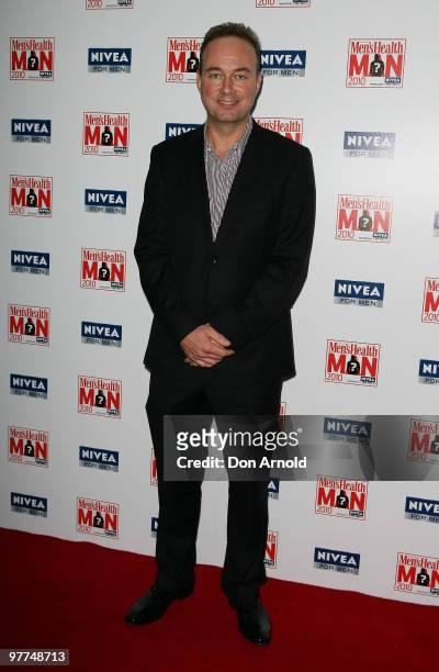 Men's Health editor Bruce Ritchie attends The 2010 Men's Health Man at the ECQ Bar on March 16, 2010 in Sydney, Australia. The awards intend to...