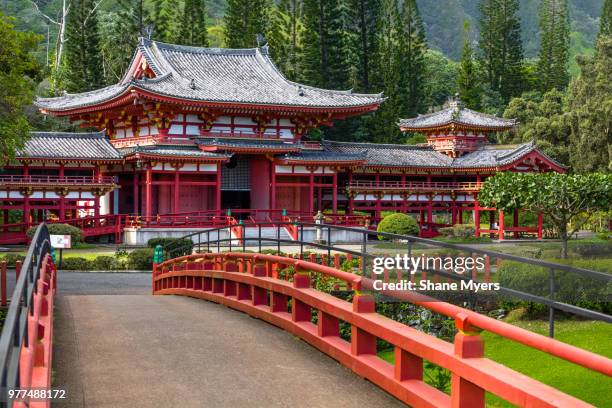 byudo-in temple - kaneohe bildbanksfoton och bilder