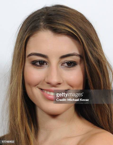 Actress Dominik Garcia-Lorido attends the Los Angeles Premiere of 'City Island' on March 15, 2010 in Los Angeles, California.