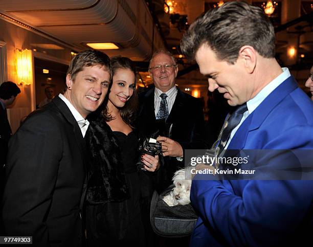 Exclusive* Rob Thomas, Marisol Thomas and Chris Isaak attends the 25th Annual Rock and Roll Hall of Fame Induction Ceremony at The Waldorf=Astoria on...