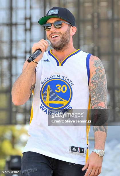 Singer Tyler Rich performs on Day 3 of County Summer Music Festival at Sonoma County Fairgrounds on June 17, 2018 in Santa Rosa, California.