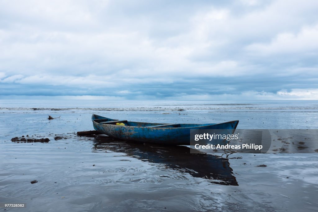 Canoe on Cabanas Playa Terco, Nuqui, Choco, Colombia