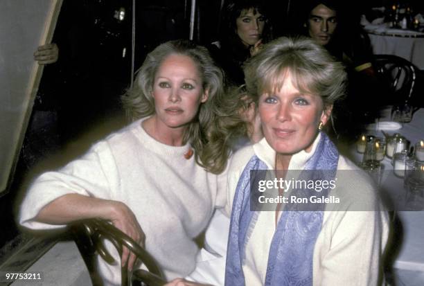 Ursula Andress and Linda Evans