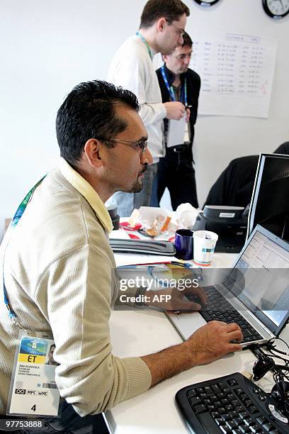 Technical area on February 25 during the Vancouver 2010 Olympic Winter Games. AFP PHOTO / STEPHANIE LAMY