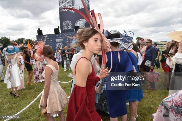 General view of atmosphere during the Prix De Diane Longines 2018 At Chantilly on June 17, 2018 in Chantilly, France.