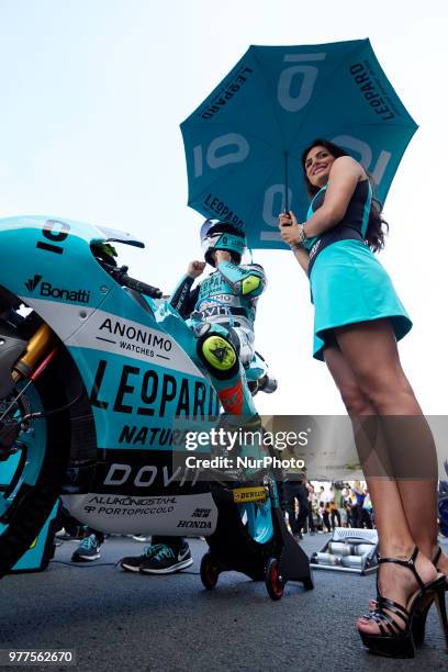 Andrea Migno Of Italy And Angel Nieto Team Moto3 KTM during the race day of the Gran Premi Monster Energy de Catalunya, Circuit of Catalunya,...