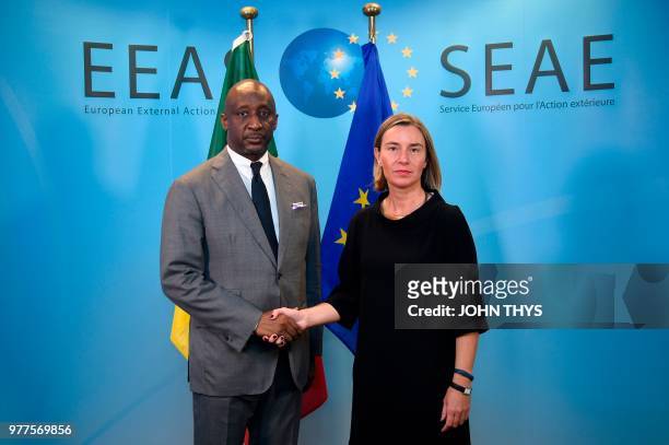 High Representative of the European Union for Foreign Affairs and Security Policy Commission vice-President Federica Mogherini welcomes Mali's...