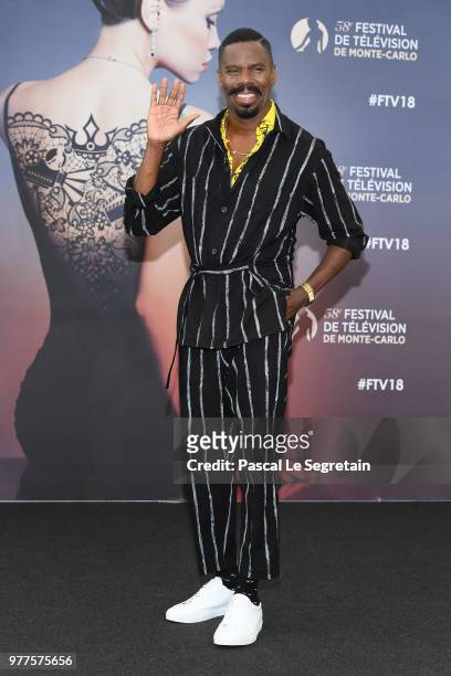 Colman Domingo of the serie "Fear the Walking Dead" attends a photocall during the 58th Monte Carlo TV Festival on June 18, 2018 in Monte-Carlo,...