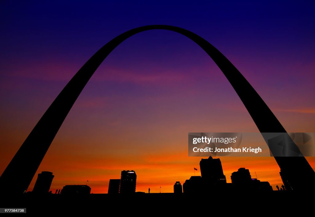 St. Louis Arch Sunset